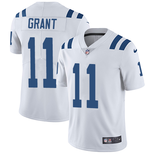 Indianapolis Colts #11 Limited Ryan Grant White Nike NFL Road Men JerseyVapor Untouchable jerseys->indianapolis colts->NFL Jersey